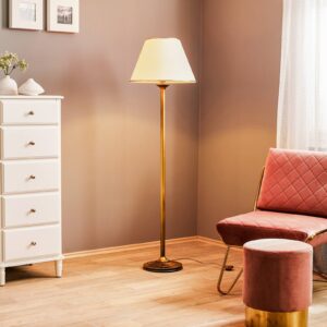 Svítidlo Jupiter mosaz patinovaná/krémová kov/plast