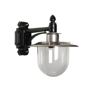 Svítidlo K.S. Verlichting černá/nerez/čirá hliník/nerez/plast