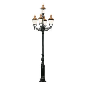 Svítidlo K.S. Verlichting zelená/průhledná/měď kov/akrylátové sklo/měď