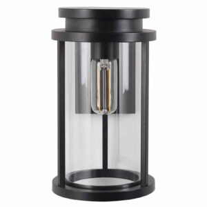 Svítidlo K.S. Verlichting černá/čirá hliník/sklo