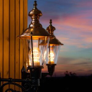 Svítidlo K.S. Verlichting zelená/měď/čirá hliník/plast