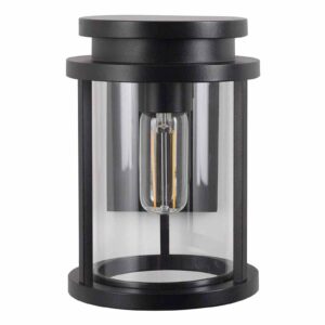 Svítidlo K.S. Verlichting černá/čirá hliník/sklo