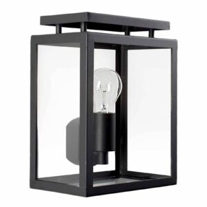 Svítidlo K.S. Verlichting černá/čirá nerez/sklo