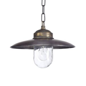 Svítidlo K.S. Verlichting bronzová/měď/čirá mosaz/měď/sklo