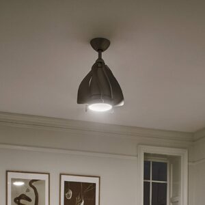 Svítidlo KICHLER nikl/šampaňská polykarbonát/ocel/opálové sklo leptané