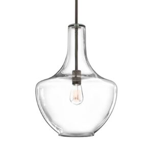 Svítidlo KICHLER antická bronzová/čirá kov/sklo