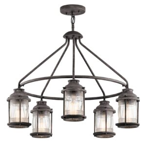 Svítidlo KICHLER zinková/čirá kov/sklo