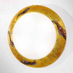 Svítidlo KOLARZ zlatá sklo/lístkové zlato 24 kt