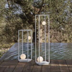 Svítidlo Karman bílá hliník/sklo