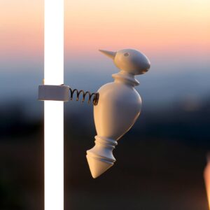 Svítidlo Karman bílé dřevo/kov