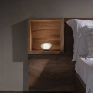 Svítidlo Karman černá/čirá hliník/sklo mražené