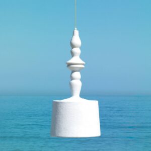 Svítidlo Karman bílé sklolaminát