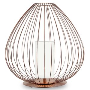 Svítidlo Karman bronzová/bílá nerezová ocel/metakrylát