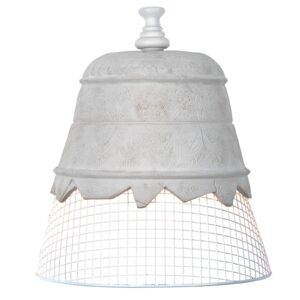 Svítidlo Karman bílé sádra/kov