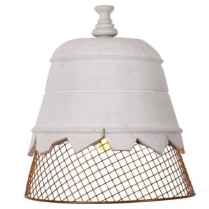 Svítidlo Karman bílé sádra/kov