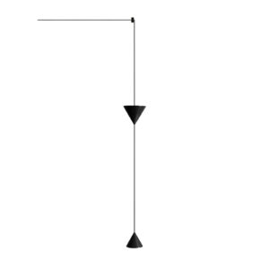 Svítidlo Karman matná černá hliník/kov