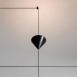 Svítidlo Karman matná černá hliník/kov