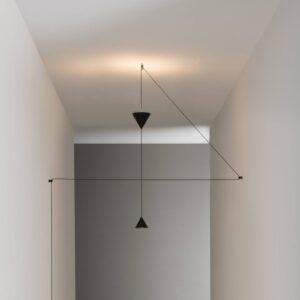 Svítidlo Karman matná černá hliník/kov