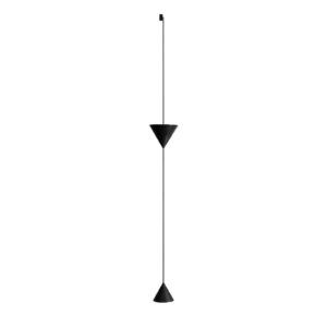 Svítidlo Karman matná černá hliník/kov