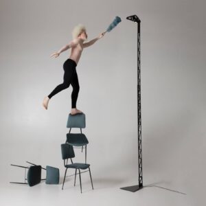 Svítidlo Karman černá matná/opálová hliník/kov/polykarbonát