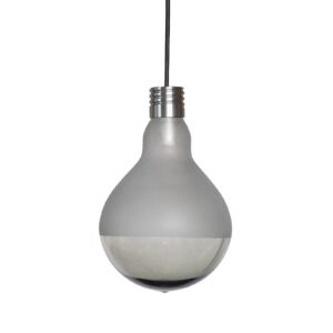 Svítidlo Karman bílá mražená/transparentní/černá sklo/kov