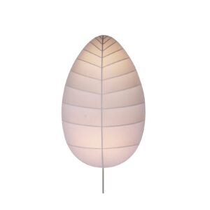 Svítidlo Karman bílé umělé vlákno/ocel