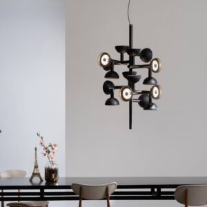 Svítidlo Karman matná černá hliník/kov