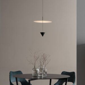 Svítidlo Karman matná černá/matná bílá hliník/kov