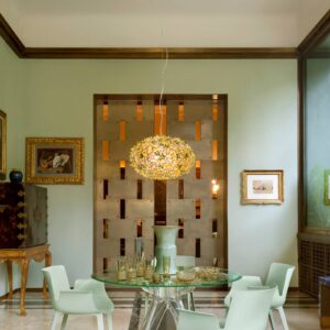 Svítidlo Kartell zelený termoplastický technopolymer