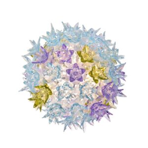 Svítidlo Kartell fialová termoplastický technopolymer