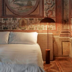 Svítidlo Kartell černá ocel s polyesterovým potahem