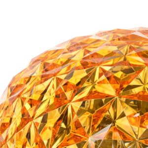 Svítidlo Kartell hliník lesklý/žlutá hliníkový tlakový odlitek/termoplastický technopolymer