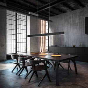 Svítidlo Knapstein černá hliník/ocel