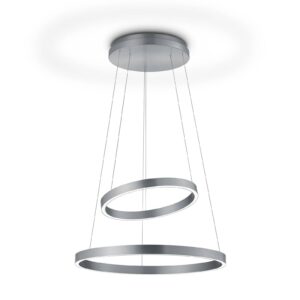 Svítidlo Knapstein niklová matná hliník/akryl