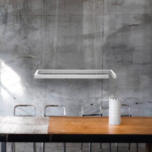 Svítidlo Knapstein nikl matný hliník/akryl