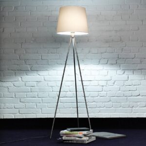 Svítidlo Knapstein bílá kov/textil