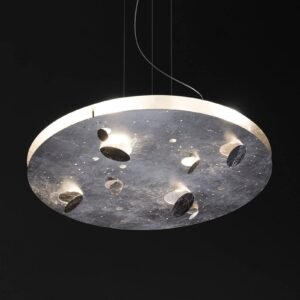 Svítidlo Knikerboker stříbrná ocel/lístkové stříbro