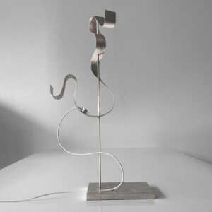 Svítidlo Knikerboker lístkové stříbro ocel