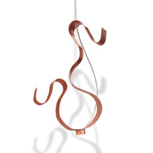 Svítidlo Knikerboker lístková měď ocel