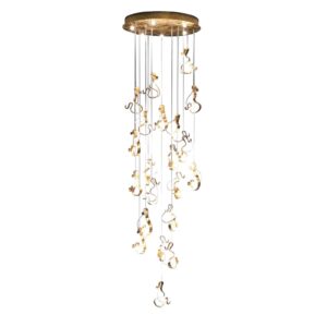 Svítidlo Knikerboker zlatý ocel