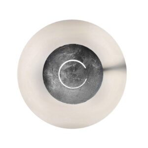 Svítidlo Knikerboker bílá/lístkové stříbro ocel