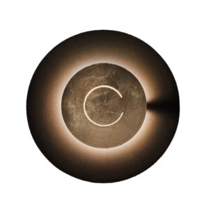 Svítidlo Knikerboker kávově hnědá/lístkový bronz ocel