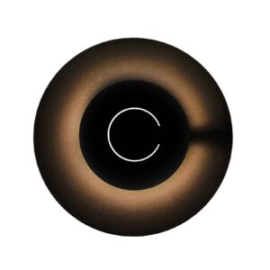 Svítidlo Knikerboker kávově hnědá/matná černá ocel