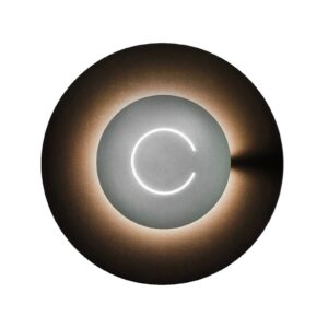 Svítidlo Knikerboker kávově hnědá/bílá ocel