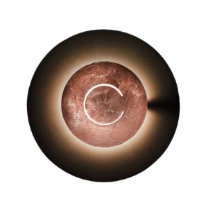 Svítidlo Knikerboker kávově hnědá/lístková měď ocel