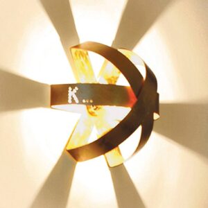 Svítidlo Knikerboker zlatá hliník/pozlátko