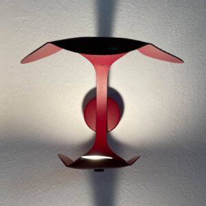 Svítidlo Knikerboker červená ocel