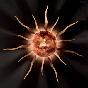 Svítidlo Kögl měděně červená/zlatá kov/sklo