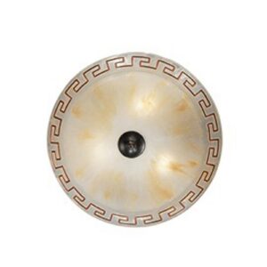 Svítidlo Kögl černo-stříbrná/jantarová kov/sklo