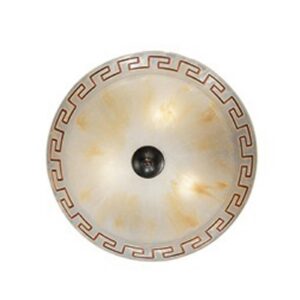 Svítidlo Kögl černo-stříbrná/jantarová kov/sklo